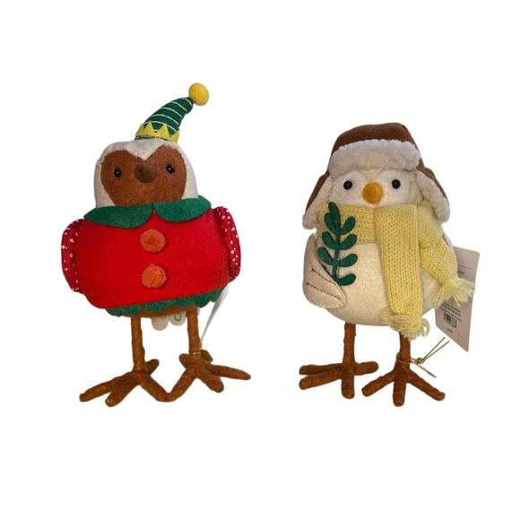 Target Wondershop ‎ Chip & Bauble 2023 Featherly Friends Fabric Bird - Picture 2 of 5